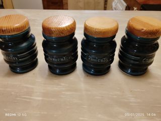 Especiero y servilleteros antiguos