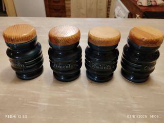 Especiero y servilleteros antiguos