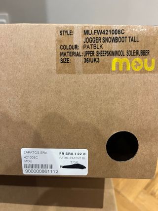 Botas Mou originales negras