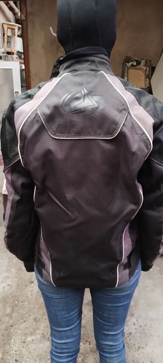 Cazadora de cordura para moto de hombre. Talla L.