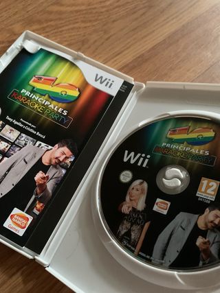 Juego Wii 40 principales karaoke party