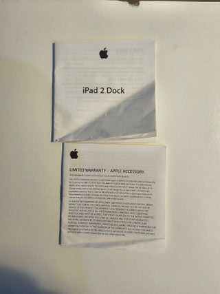 iPad dock nuevo