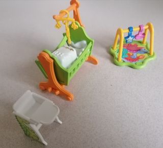 PLAYMOBIL JARDÍN BEBE, CUNA CAMBIADOR