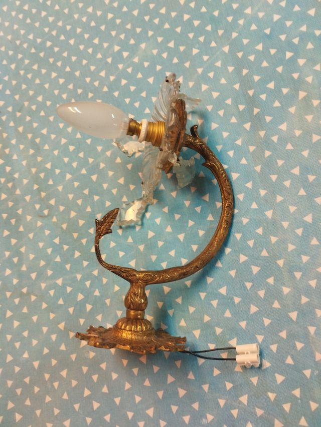 Aplique de pared bronce