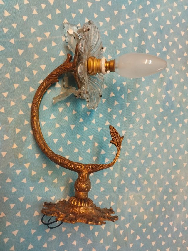 Aplique de pared bronce