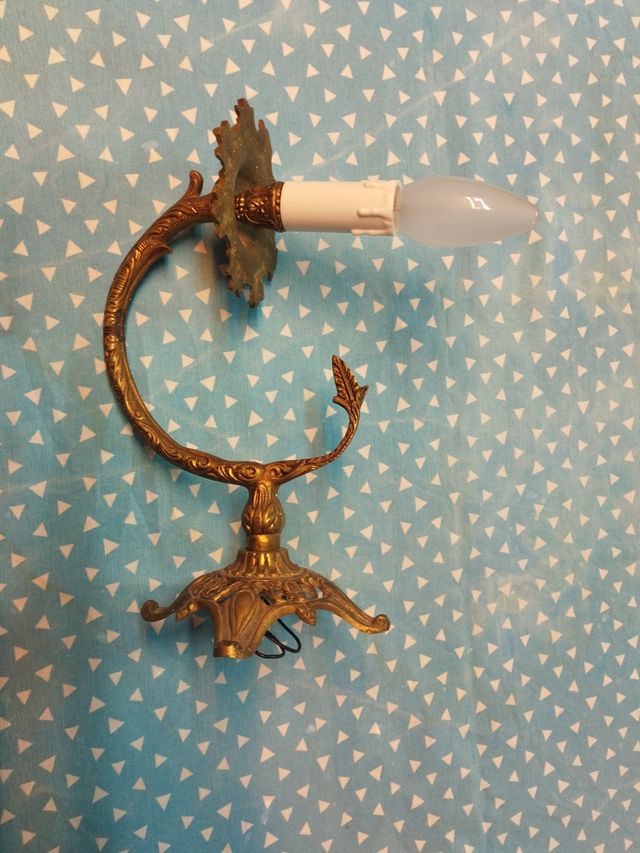 Aplique de pared bronce