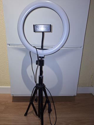 Aro de luz con tripode