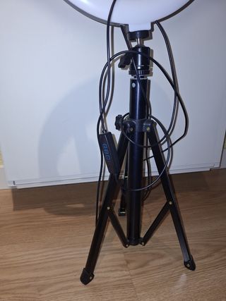 Aro de luz con tripode