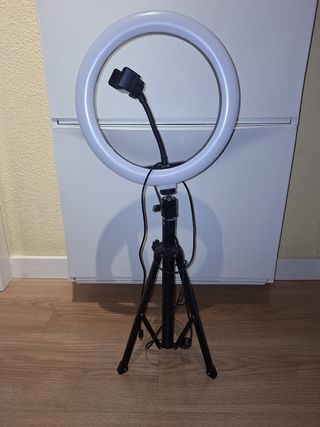 Aro de luz con tripode