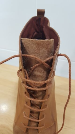 Botines piel y ante