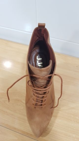 Botines piel y ante