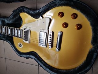 Epiphone Les Paul standard Gold Nueva, más maleta