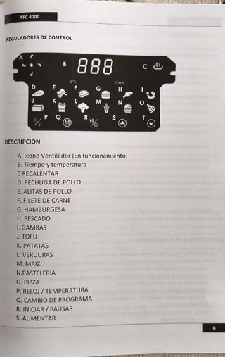 Freidora de aire Orbegozo AFC 4000