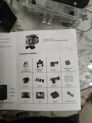 Cámara tipo GoPro
