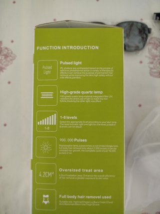 Depiladora de luz pulsada