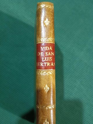 Libro "Vida de San Luis Bertran"
