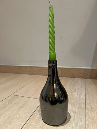 Bottiglia portacandela