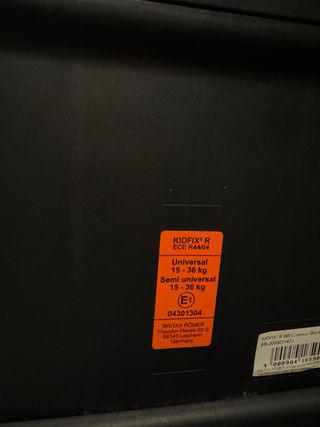 SILLA COCHE KIDFIX S COSMOS BLACK ROMER GRUPO 2/3