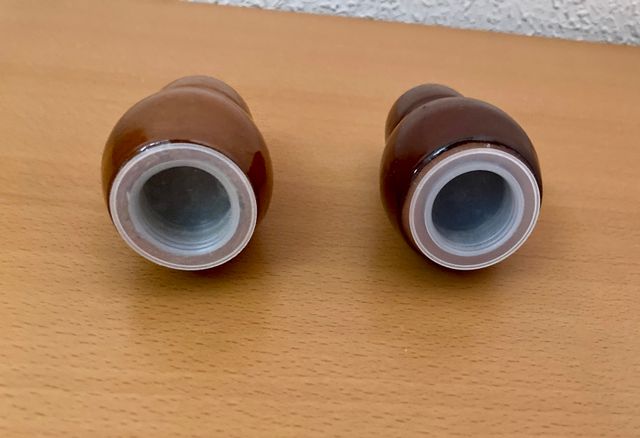 2,5€/salero. 2 Saleros de cerámica artesanal