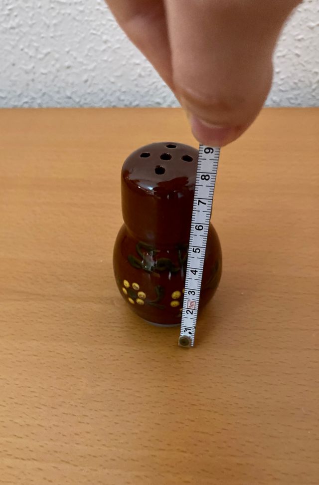 2,5€/salero. 2 Saleros de cerámica artesanal