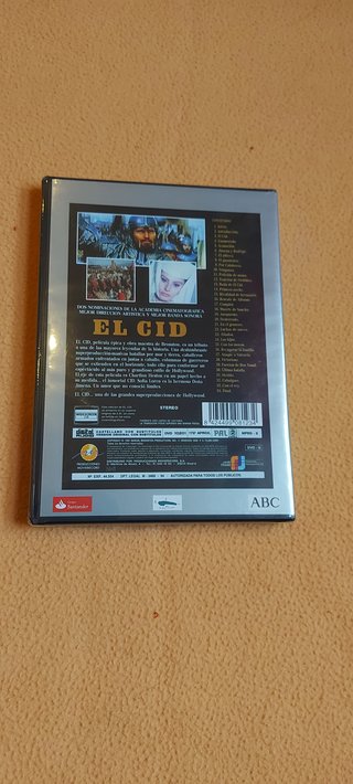 DVD El cid (precintada)