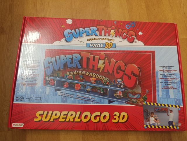 Puzle estantería de cartón Superthings