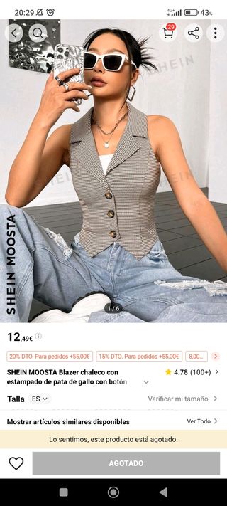 Chaleco mujer a estrenar