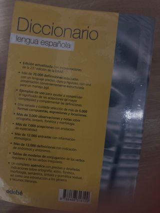 Diccionario Escolar LENGUA ESPAÑOLA