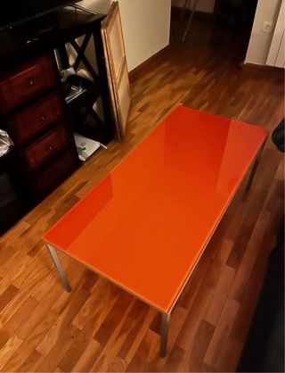 Mesa de comedor extensible, mesa centro y 4 sillas
