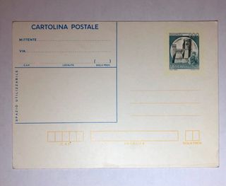 Lotto numero 2 cartoline postali