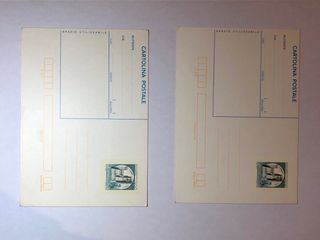 Lotto numero 2 cartoline postali