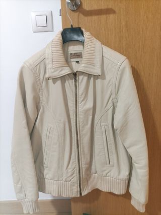 Cazadora de piel Jack & Jones