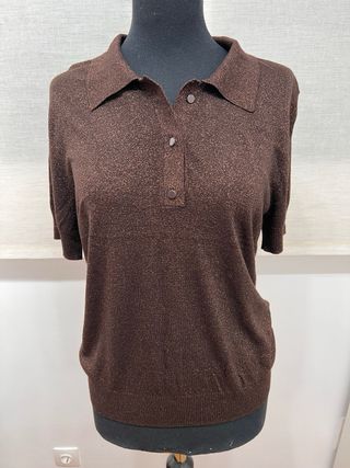Polo mujer Mango Violeta