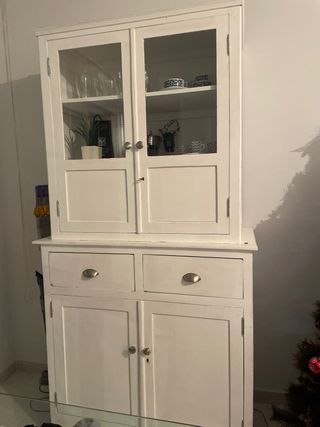 Mueble blanco 97 cm de ancho y 2 m de alto