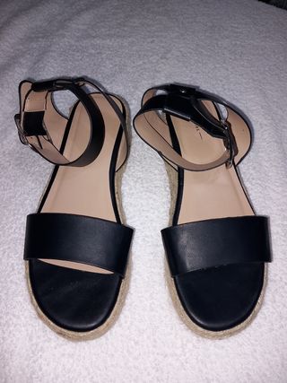 Sandalias negro 38