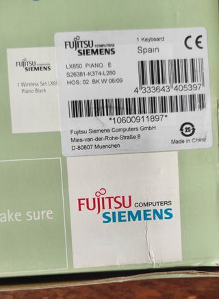 Teclado y ratón inalámbricos FujitsuSiem