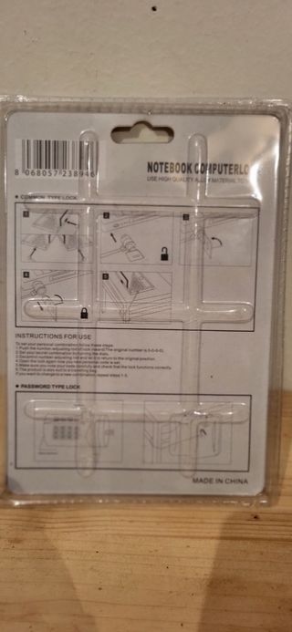 Computer Lock per Notebook