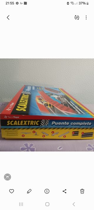 Scalextric puente completo
