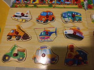 Juego educativo en madera