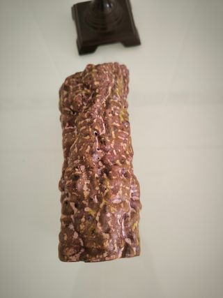 Castiçal e vela vintage