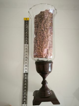 Castiçal e vela vintage