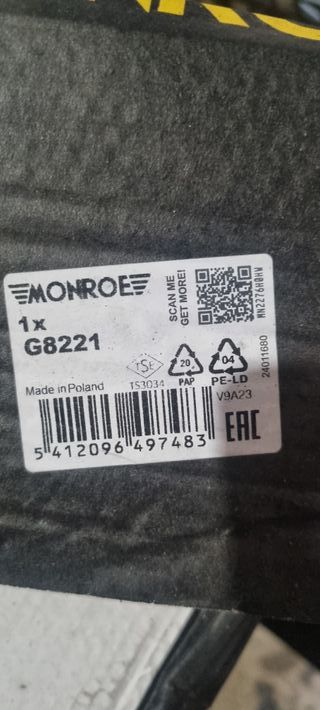 Amortiguadores nuevos Monroe peugeot 208