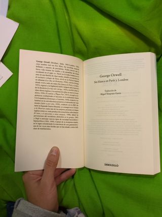 Sin blanca en Paris y Londres, George Orwell