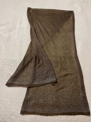 Foulad marrón con brillos