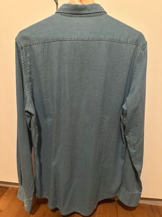 Camisa Scalpers talla 40 azul vaquero