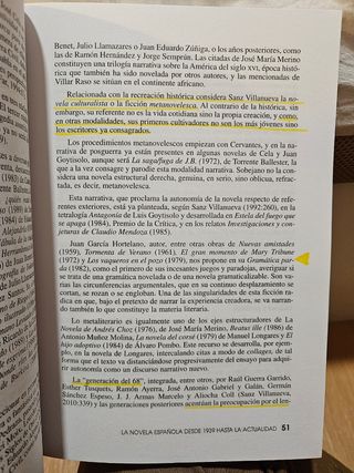 Literatura española desde 1939 hasta la actualidad