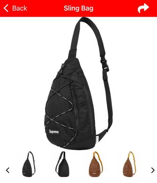 Supreme Sling Bag SS22