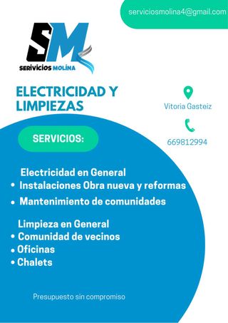 Electricista en general, Manitas  
