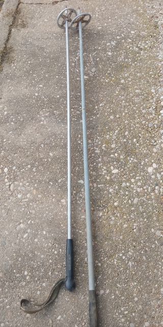 bastones de SKI antiguos