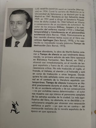 Libro "Tiempo de silencio" de Luis Martín Santos 